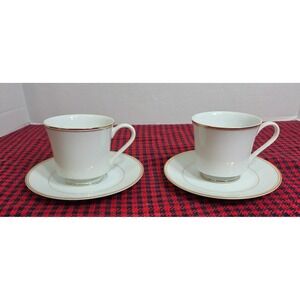 Royale Arum China 2 Tea Cups with Saucers Made in Japan